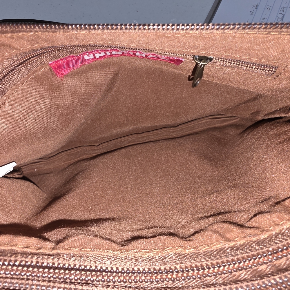 UNIONBAY Brown Crossbody Bag with Embroidered Elephant - Picture 7 of 8